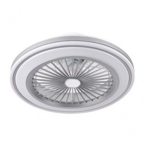 Ventilador Plafón de Techo Pruga Plata