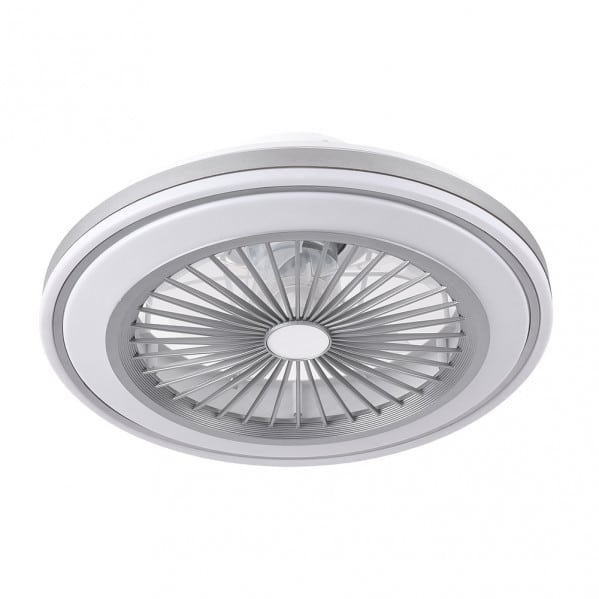 Ventilador Plafón de Techo Pruga Plata