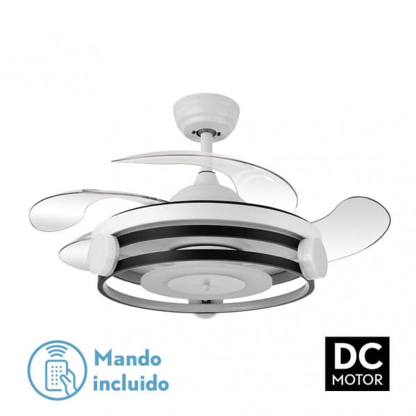 Ventilador Plegable de Techo Belat Blanco DC