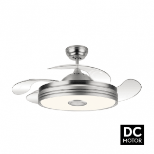 Ventilador Plegable de Techo Matanuska Níquel DC