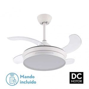 Ventilador Plegable de Techo Mbatis Blanco DC