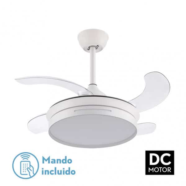 Ventilador Plegable de Techo Mbatis Blanco DC