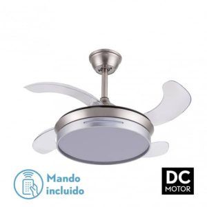 Ventilador Plegable de Techo Mbatis Níquel DC