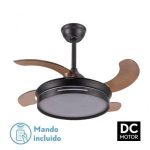 Ventilador Plegable de Techo Mbatis Negro DC