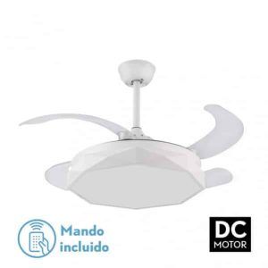 Ventilador Plegable de Techo Nashi Blanco DC