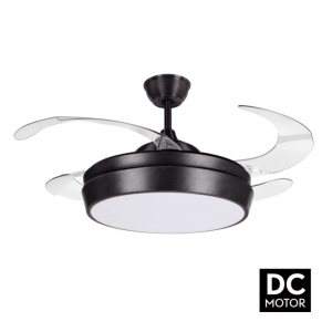 Ventilador Plegable de Techo Simun Marrón DC