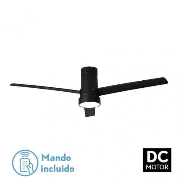 Ventilador de Techo Teo Negro DC