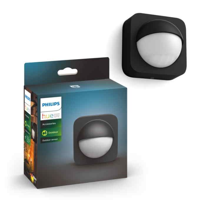 Motion Sensor Philips Hue Exterior Negro Zigbee
