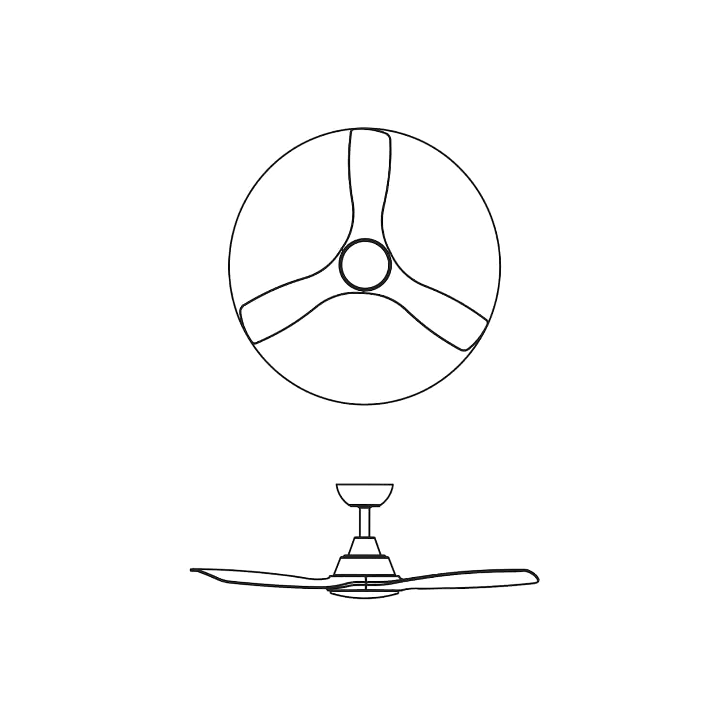Ventilador de Techo Olas 52" DC Blanco Madera Philips - Imagen 5