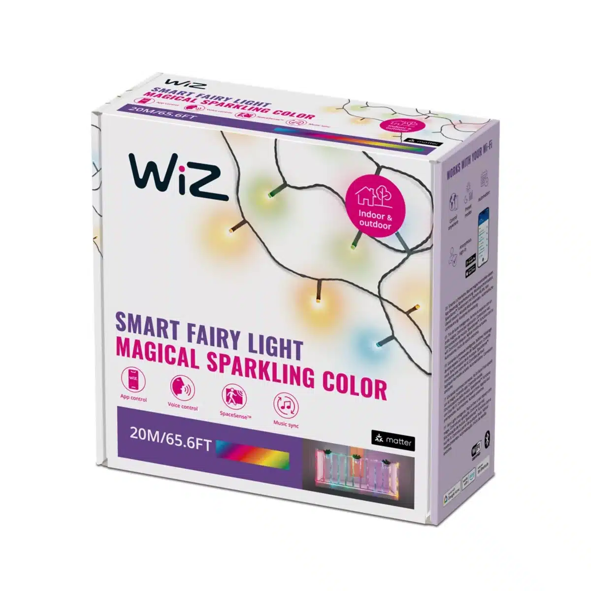 Guirnalda Navidad Fairly WiZ LedStrip Philips Wifi Con tecnología SpaceSense